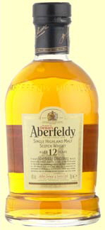 Aberfeldy Scotch whisky - 12 years old
