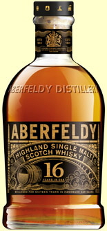 Aberfeldy Scotch malt whisky - 16 years old