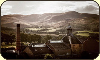 Balblair malt whisky distillery in Scotland