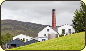 Balmenach malt whisky distillery in Scotland